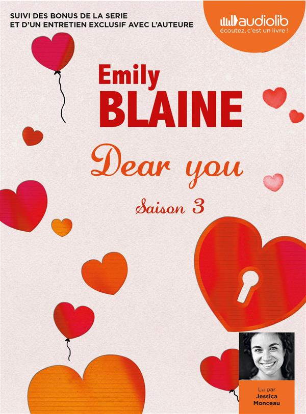 DEAR YOU - T03 - DEAR YOU - SAISON 3 - LIVRE AUDIO 1CD MP3