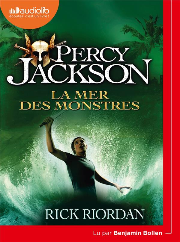 PERCY JACKSON - T02 - PERCY JACKSON 2 - LA MER DES MONSTRES - LIVRE AUDIO 1 CD MP3