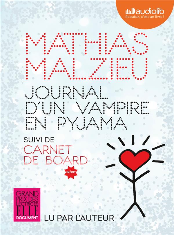 JOURNAL D'UN VAMPIRE EN PYJAMA - LIVRE AUDIO 1 CD MP3 - SUIVI DE CARNET DE BOARD