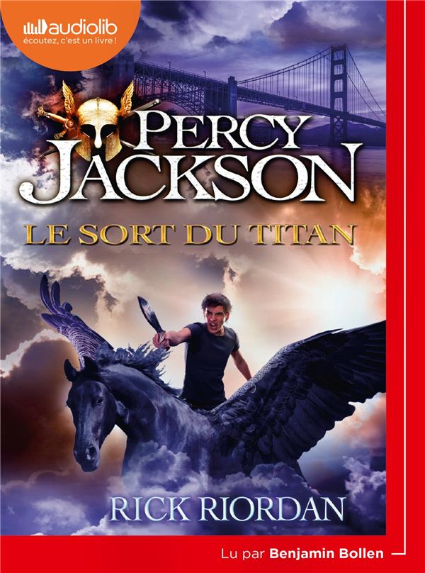 PERCY JACKSON - T03 - PERCY JACKSON 3 - LE SORT DU TITAN - LIVRE AUDIO 1 CD MP3