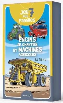 JEU DES 7 FAMILLES ENGINS DE CHANTIERS, MACHINES AGRICOLES