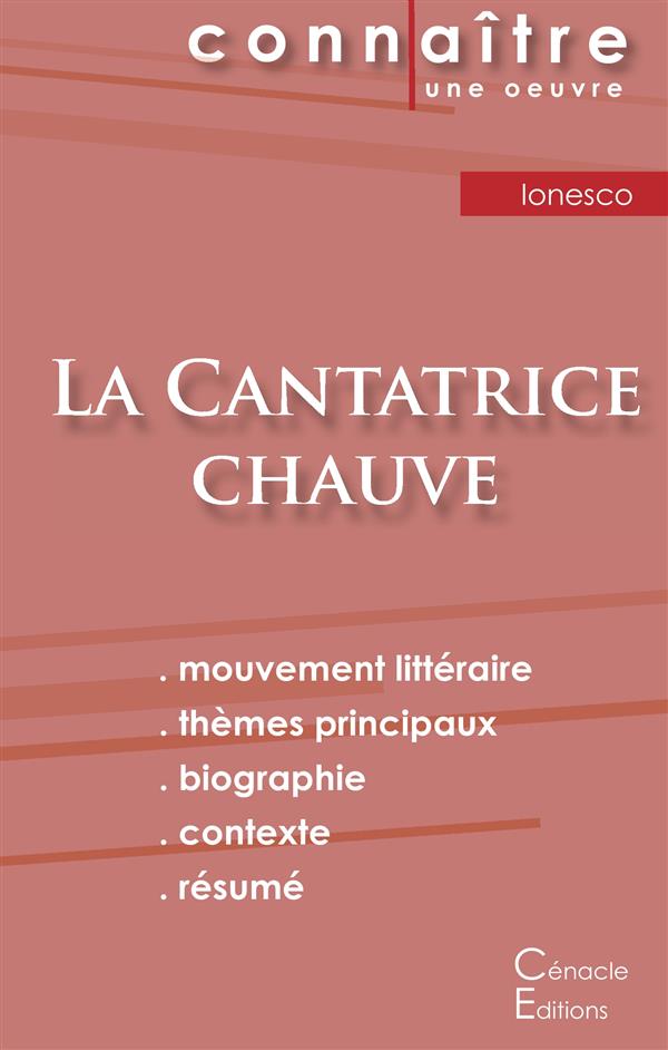 FICHE DE LECTURE LA CANTATRICE CHAUVE DE EUGENE IONESCO (ANALYSE LITTERAIRE DE REFERENCE ET RESUME C