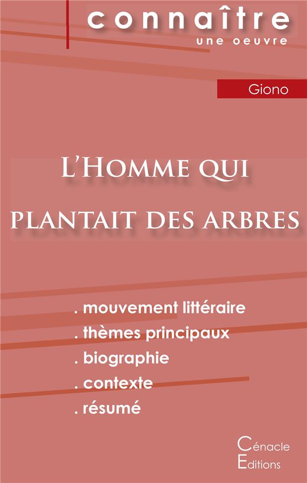 FICHE DE LECTURE L'HOMME QUI PLANTAIT DES ARBRES DE JEAN GIONO (ANALYSE LITTERAIRE DE REFERENCE ET R