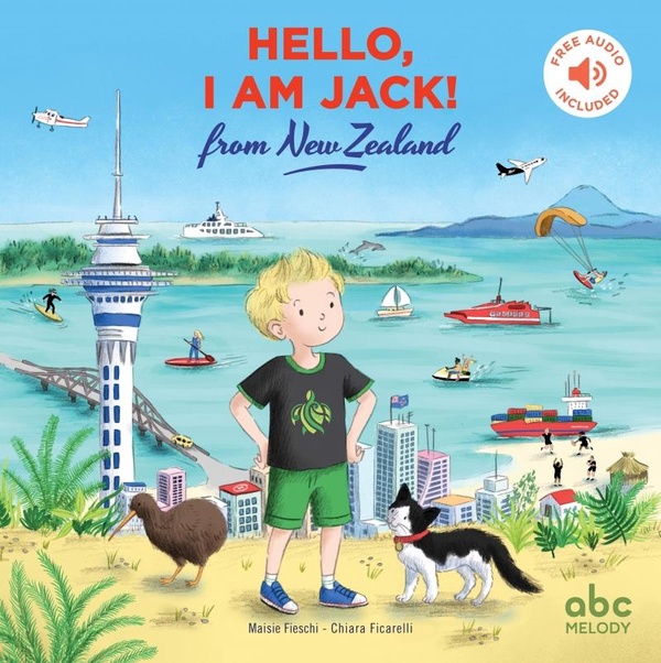 HELLO I AM JACK FROM NEW ZEALAND - LIVRE + AUDIO