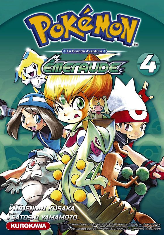 POKEMON ROUGE FEU ET VERT FEUILLE/EMERAUDE - TOME 4