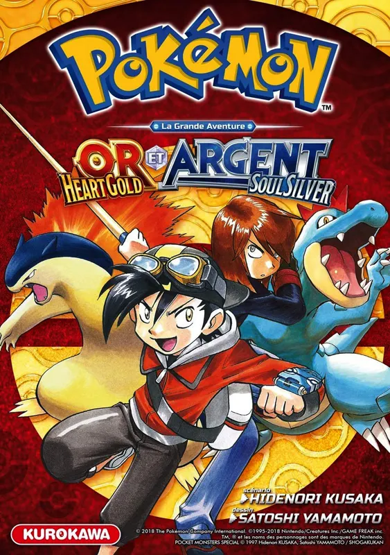 POKEMON - LA GRANDE AVENTURE - OR HEART GOLD ET ARGENT SOUL SILVER