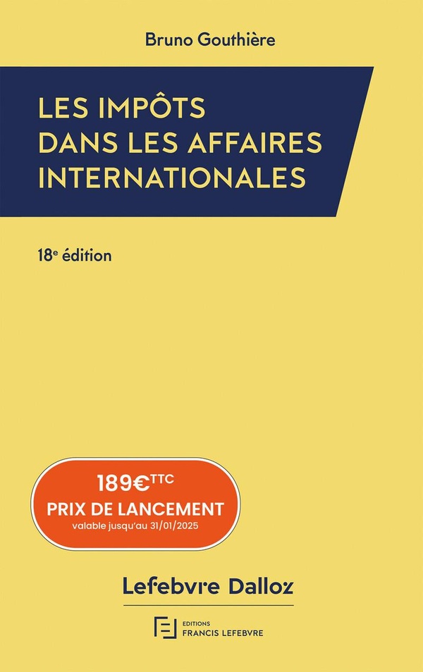 IMPOTS DANS LES AFFAIRES INTERNATIONALES 2025