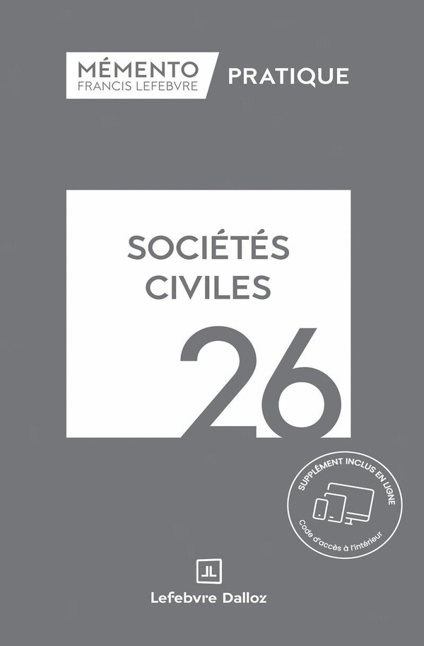 MEMENTO SOCIETES CIVILES 2026