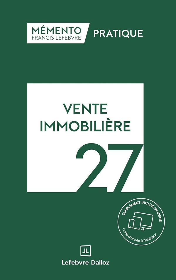 MEMENTO VENTE IMMOBILIERE 2027