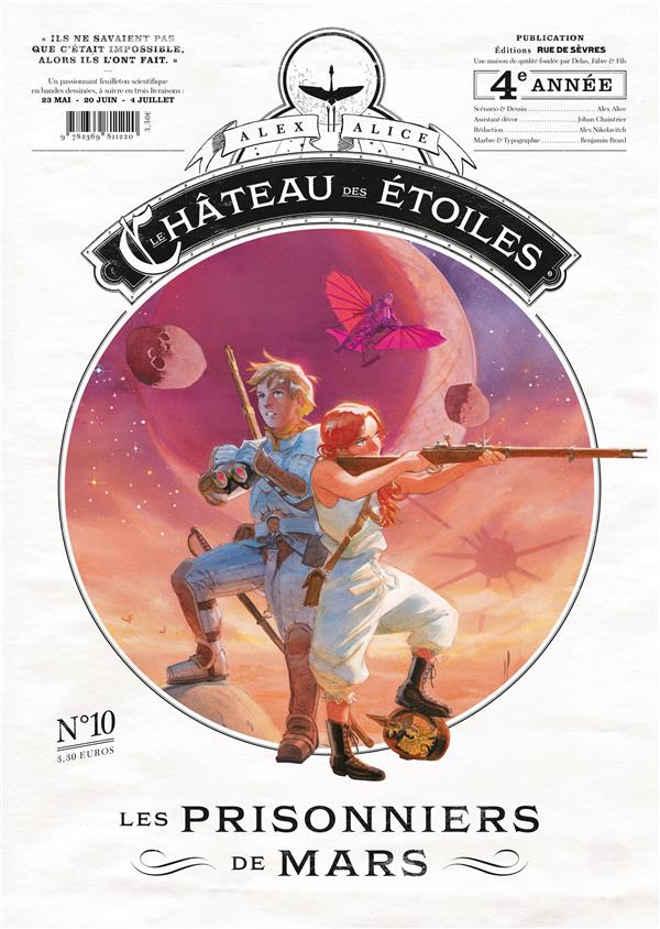 LE CHATEAU DES ETOILES - GAZETTE NUMERO 10 - LES PRISONNIERS DE MARS