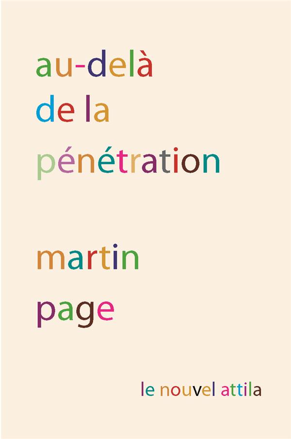 AU-DELA DE LA PENETRATION