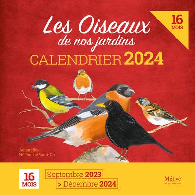 CALENDRIER 2024 - LES OISEAUX DE FRANCE