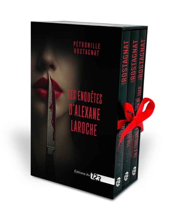 COFFRET POCHE - LES ENQUETES D'ALEXANE LAROCHE - TROIS THRILLERS REDOUTABLES DE PETRONILLE ROSTAGNAT