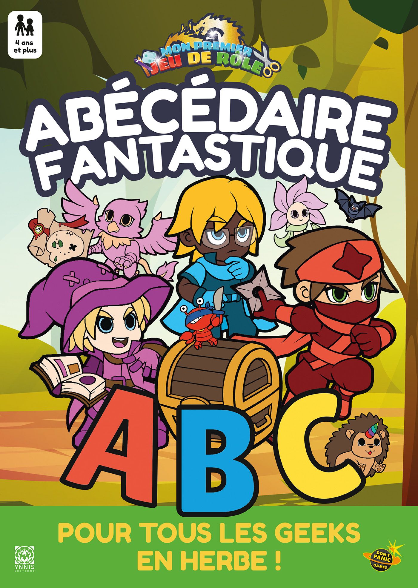 MON PREMIER JEU DE ROLE, UNE AVENTURE A COLORIER - ABECEDAIRE FANTASTIQUE, UNE AVENTURE A COLORIER -