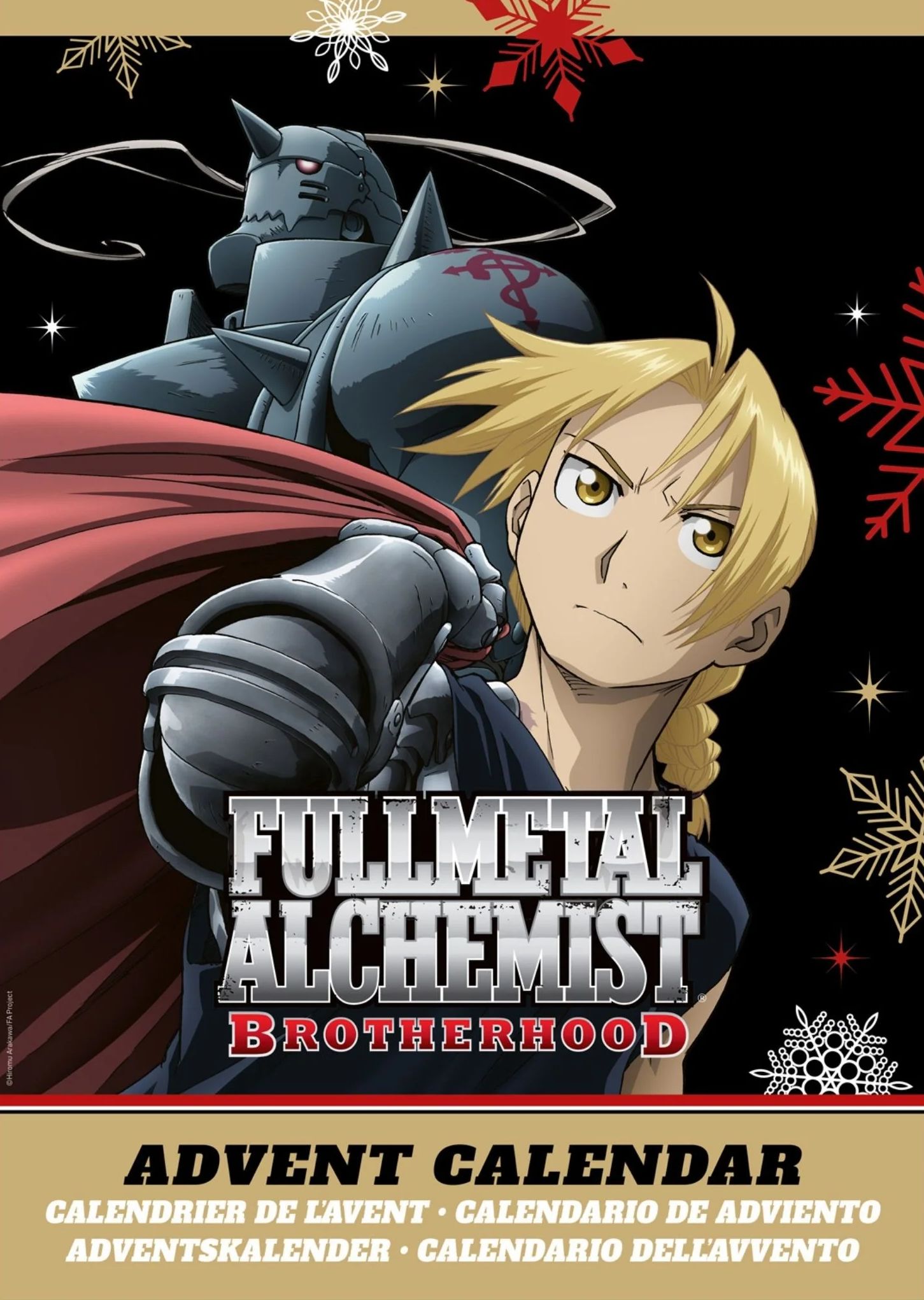 FULLMETAL ALCHEMIST BROTHERHOOD : LE CALENDRIER DE L'AVENT OFFICIEL !