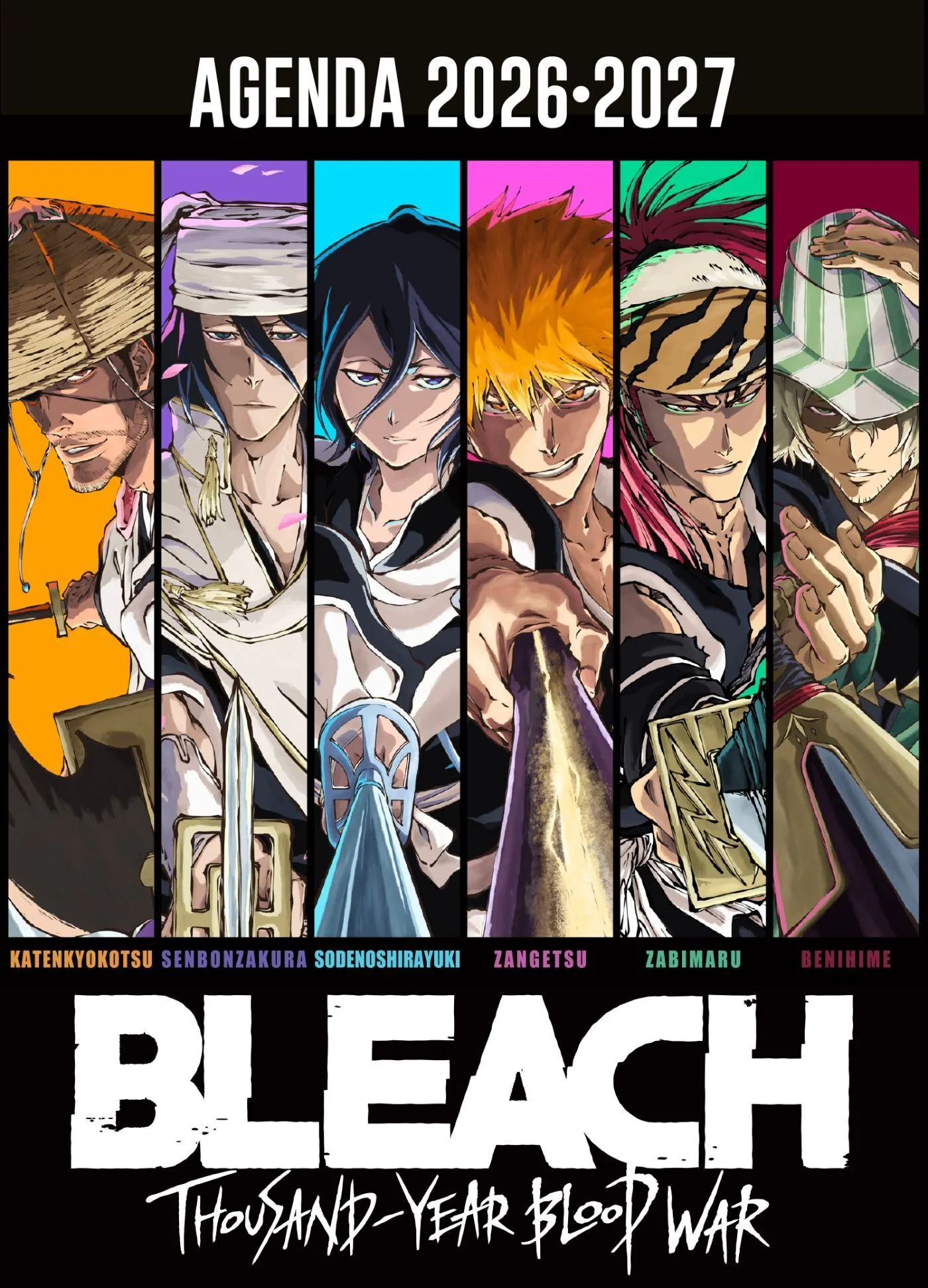 AGENDA SCOLAIRE 2026-2027 BLEACH - THOUSAND YEAR BLOOD WAR