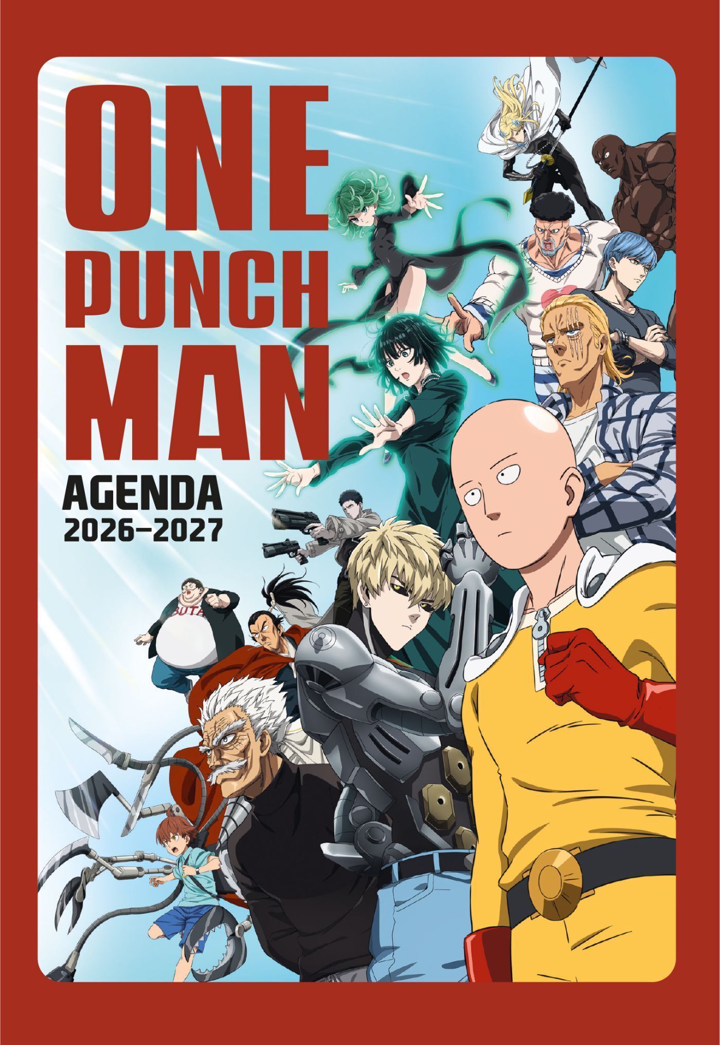 AGENDA SCOLAIRE 2026-2027 ONE PUNCH MAN