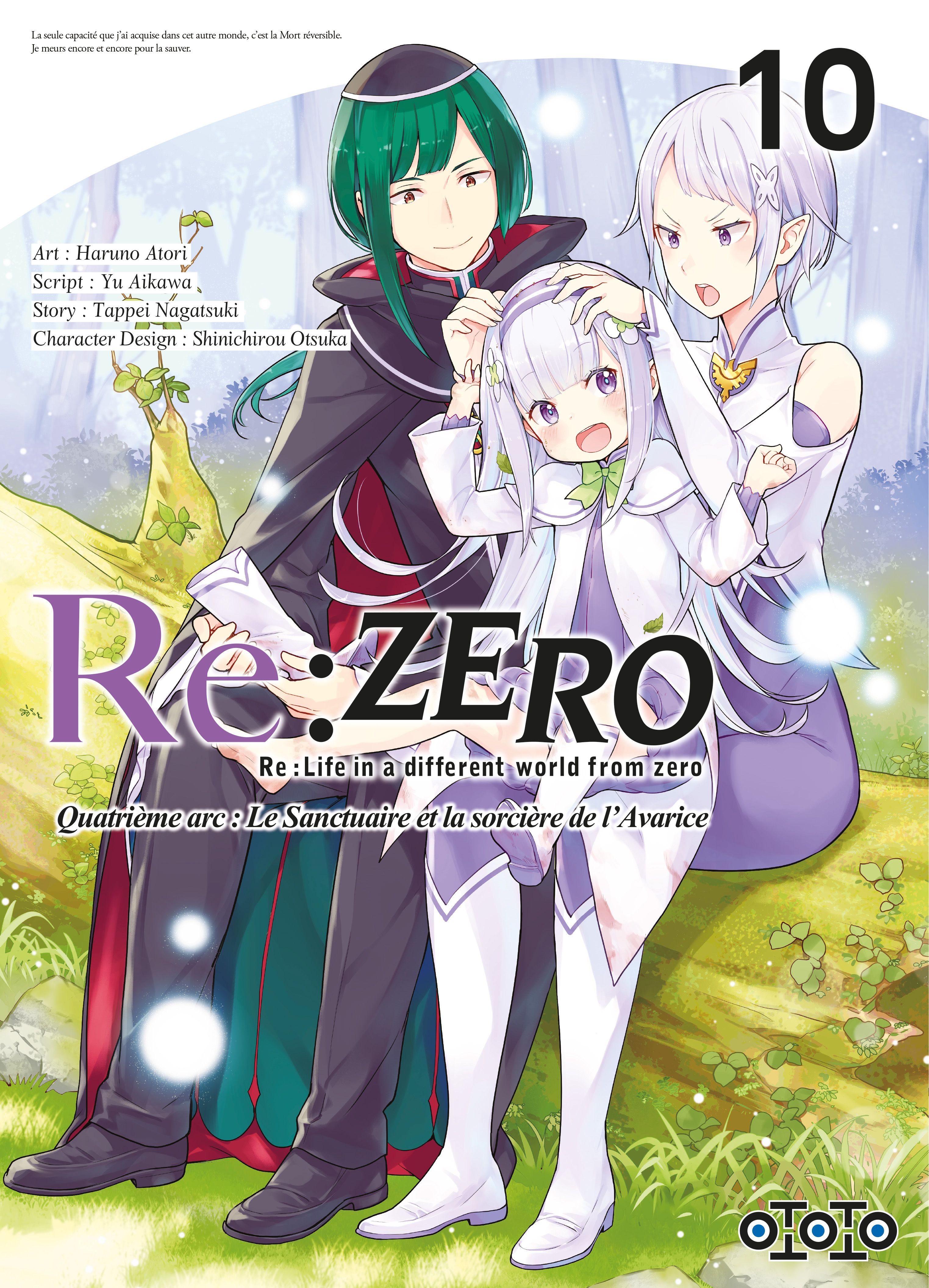 RE:ZERO - SAISON 4 - TOME 10 - LE SANCTUAIRE ET LA SORCIERE DE L'AVARICE.