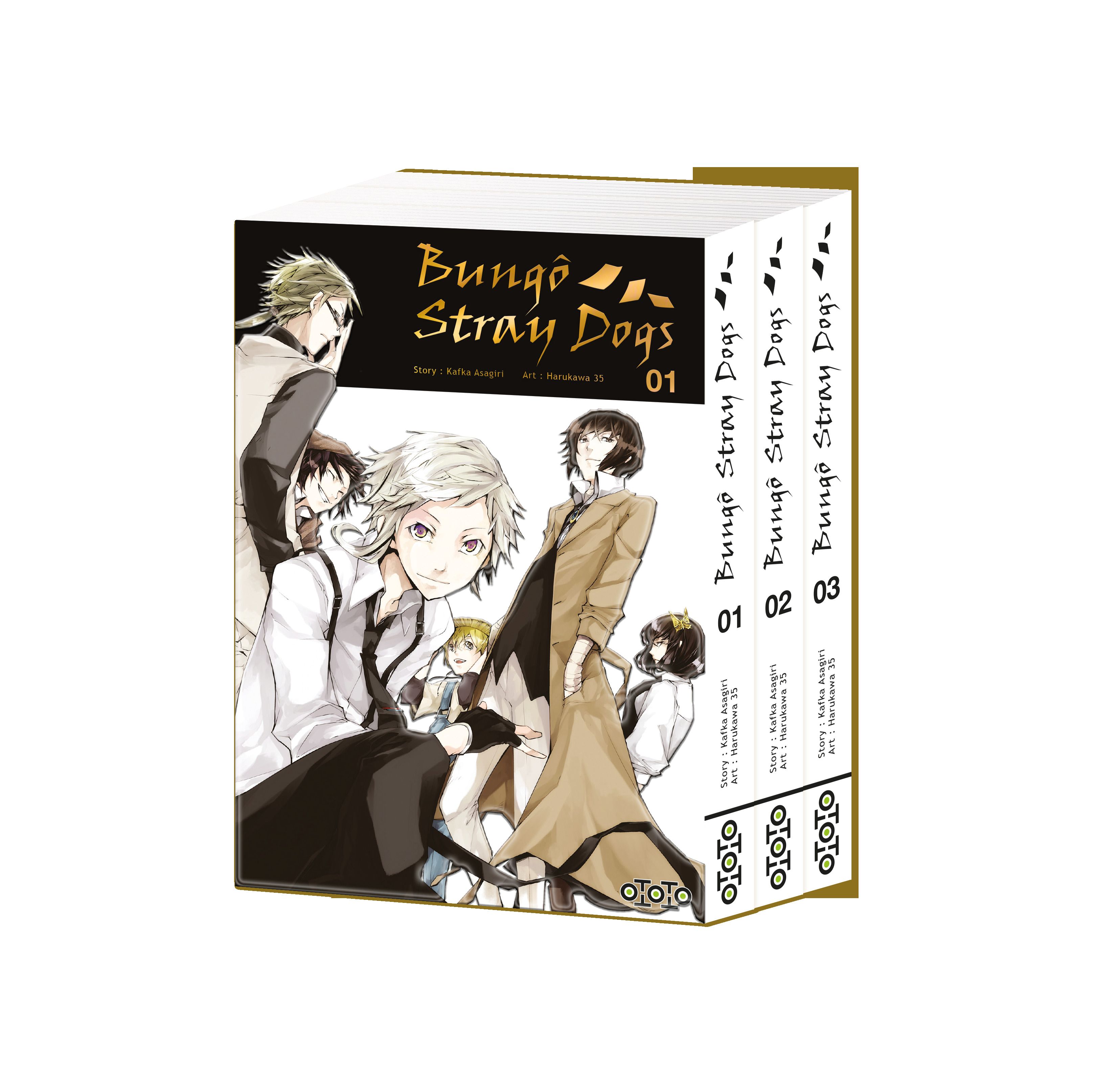 PACK OR : BUNGO STRAY DOGS T01 A T03