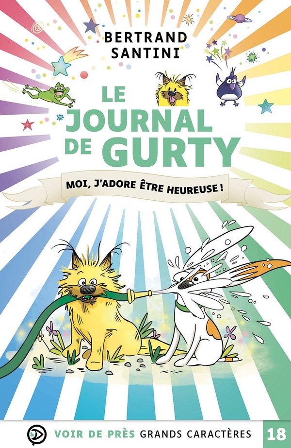LE JOURNAL DE GURTY MOI J'ADORE ETRE HEUREUSE - GRANDS CARACTERES, EDITION ACCESSIBLE POUR LES MALV