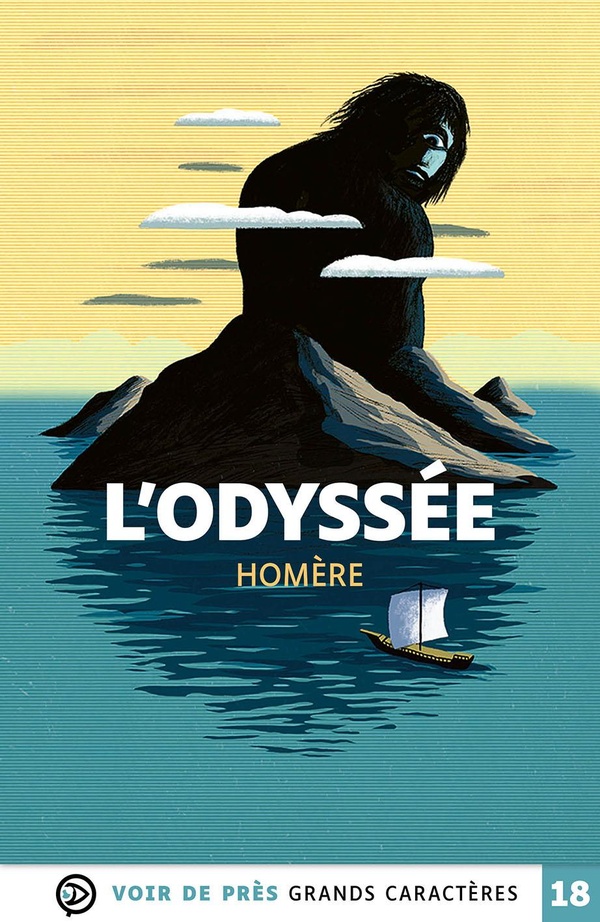 L'ODYSSEE - GRANDS CARACTERES, EDITION ACCESSIBLE POUR LES MALVOYANTS