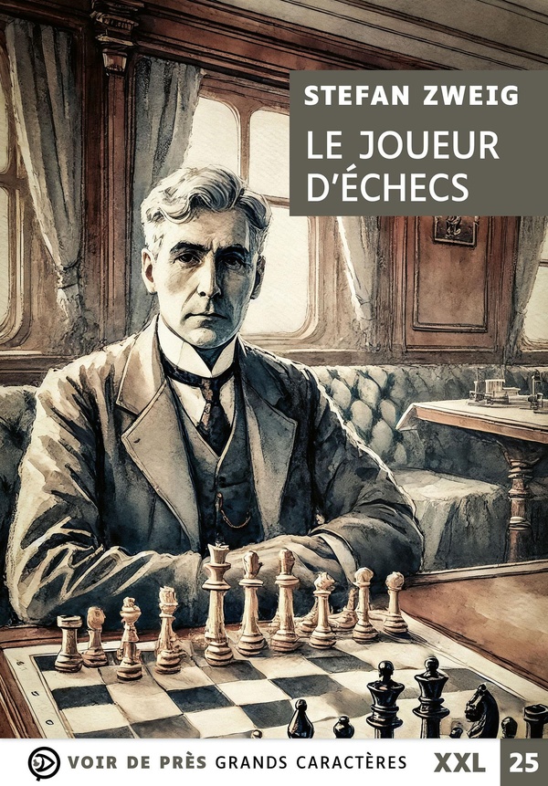 LE JOUEUR D'ECHECS (XXL CORPS 25) - GRANDS CARACTERES, EDITION ACCESSIBLE POUR LES MALVOYANTS