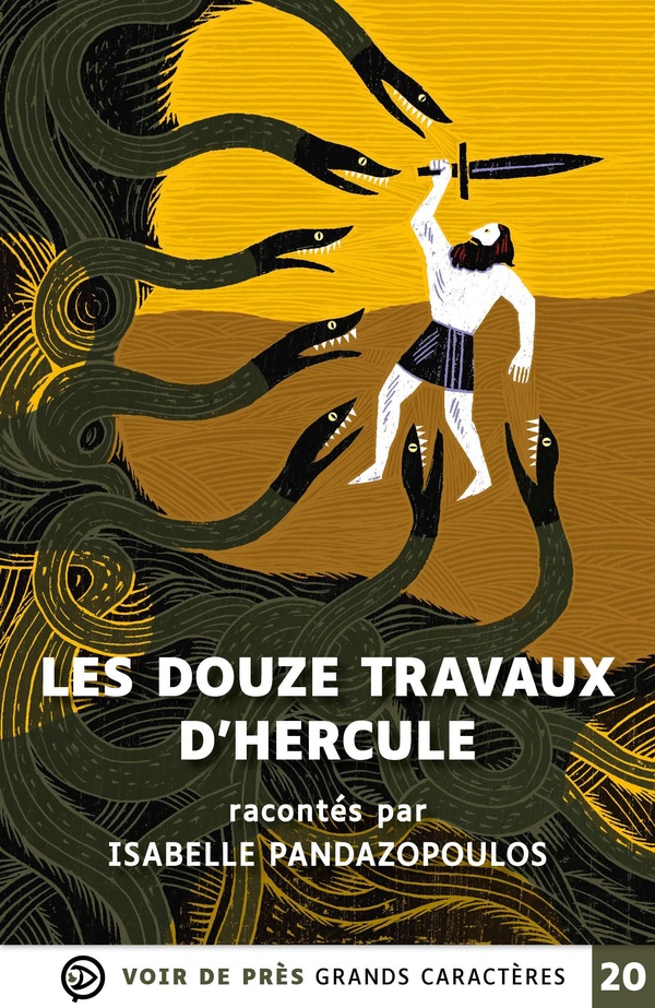 LES DOUZE TRAVAUX D'HERCULE - GRANDS CARACTERES, EDITION ACCESSIBLE POUR LES MALVOYANTS