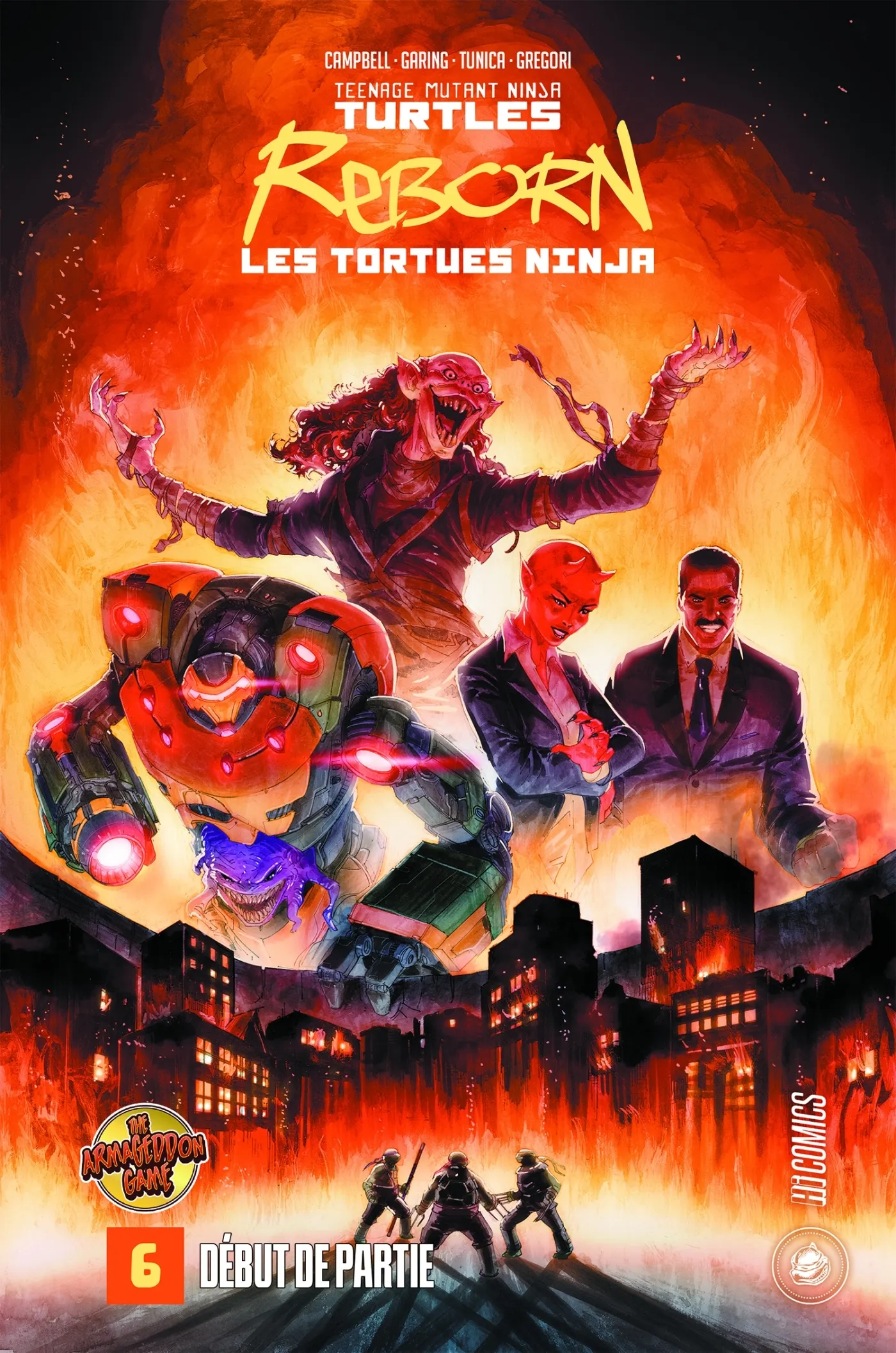 LES TORTUES NINJA - TMNT REBORN, T6 : ARMAGEDDON GAME : DEBUT DE PARTIE