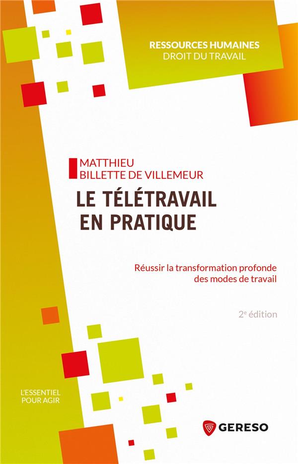 LE TELETRAVAIL EN PRATIQUE - REUSSIR LA TRANSFORMATION PROFONDE DES MODES DE TRAVAIL