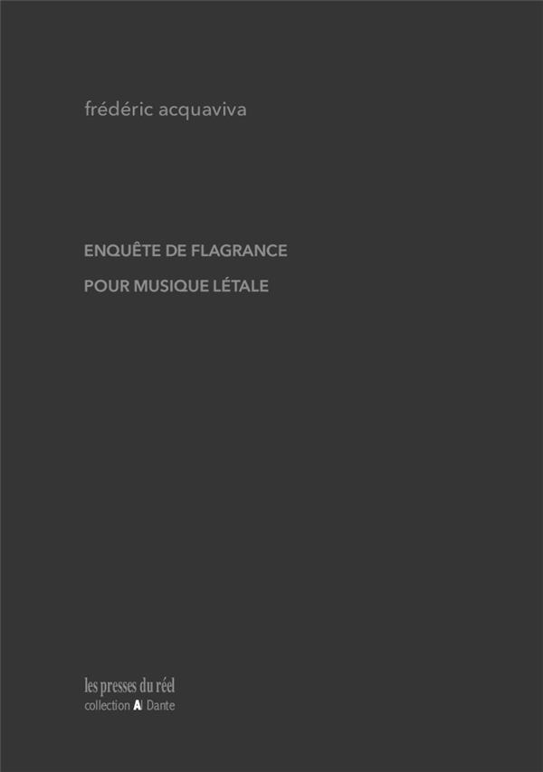 ENQUETE DE FLAGRANCE POUR MUSIQUE LETALE