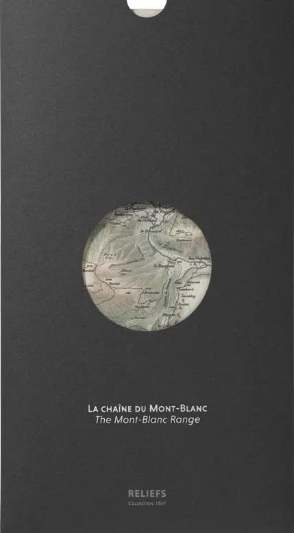 CARTE - LA CHAINE DU MONT-BLANC - GEOGRAPHIE NOSTALGIQUE