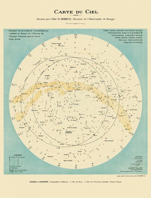 CARTE - CARTE DU CIEL