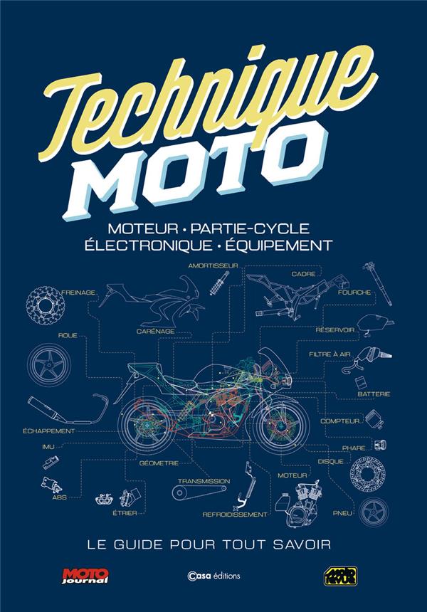 TECHNIQUES MOTO - MOTEUR - PARTIE-CYCLE - ELECTRONIQUE - EQUIPEMENT