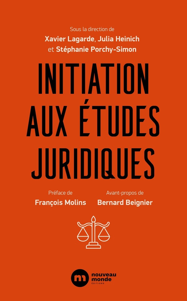 INITIATION AUX ETUDES JURIDIQUES