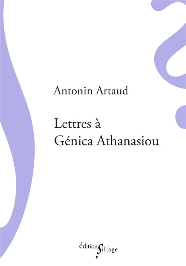 LETTRES A GENICA ATHANASIOU