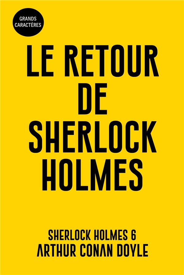 RETOUR DE SHERLOCK HOLMES