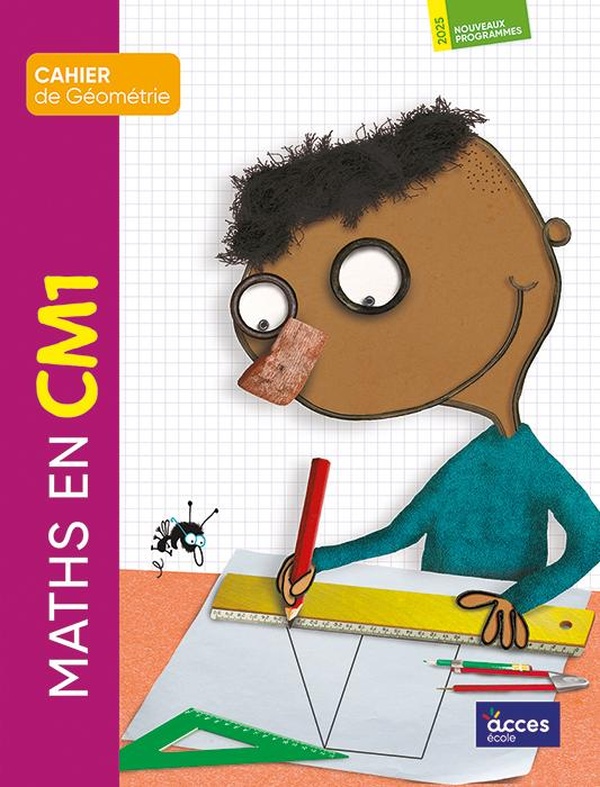 MATHS EN CM1 - CAHIER DE GEOMETRIE