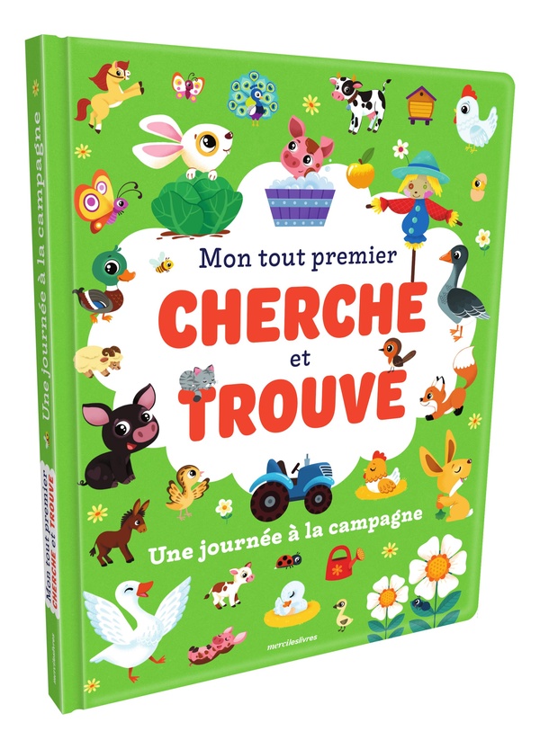 MON TOUT PREMIER CHERCHE ET TROUVE - UNE JOURNEE A LA CAMPAGNE - + DE 50 ELEMENTS A REPERER !
