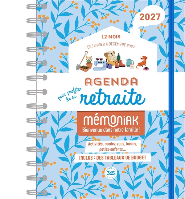 AGENDA POUR PROFITER DE SA RETRAITE 2027 JANVIER-DECEMBRE 12 MOIS