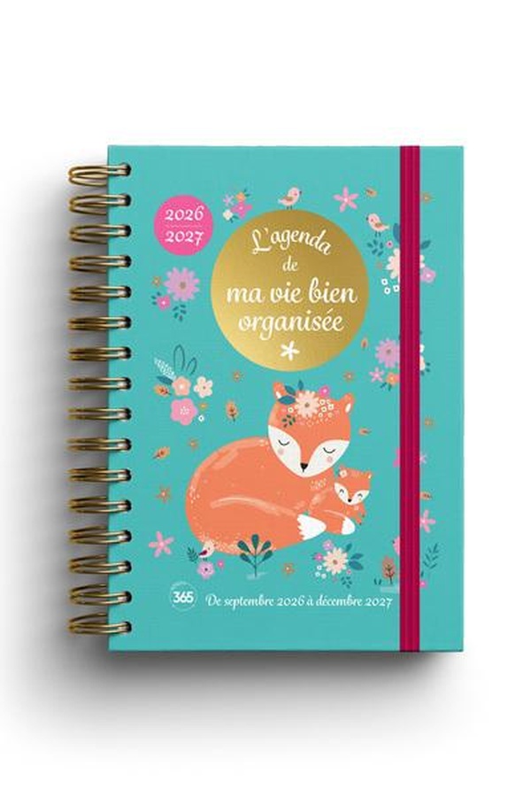 L'AGENDA DE MA VIE BIEN ORGANISEE SEPTEMBRE 2026-DECEMBRE 2027 16 MOIS GRAND FORMAT