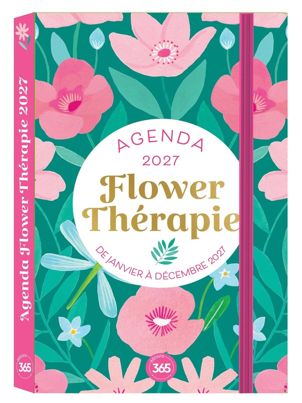 AGENDA 2027 FLOWER THERAPIE POCKET, JANVIER-DECEMBRE 2027, 12 MOIS
