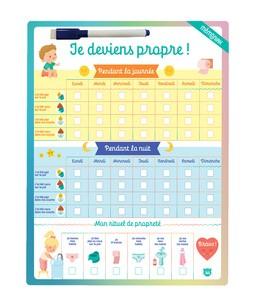 TABLEAU EFFACABLE - JE DEVIENS PROPRE !