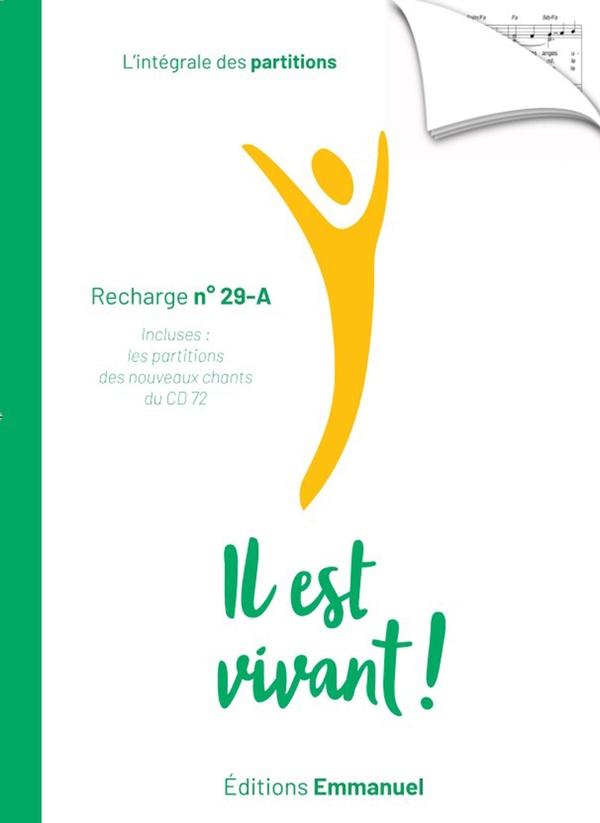 RECHARGE DE PARTITIONS N 29 - A - INCLUS : PARTITIONS DU CD 72