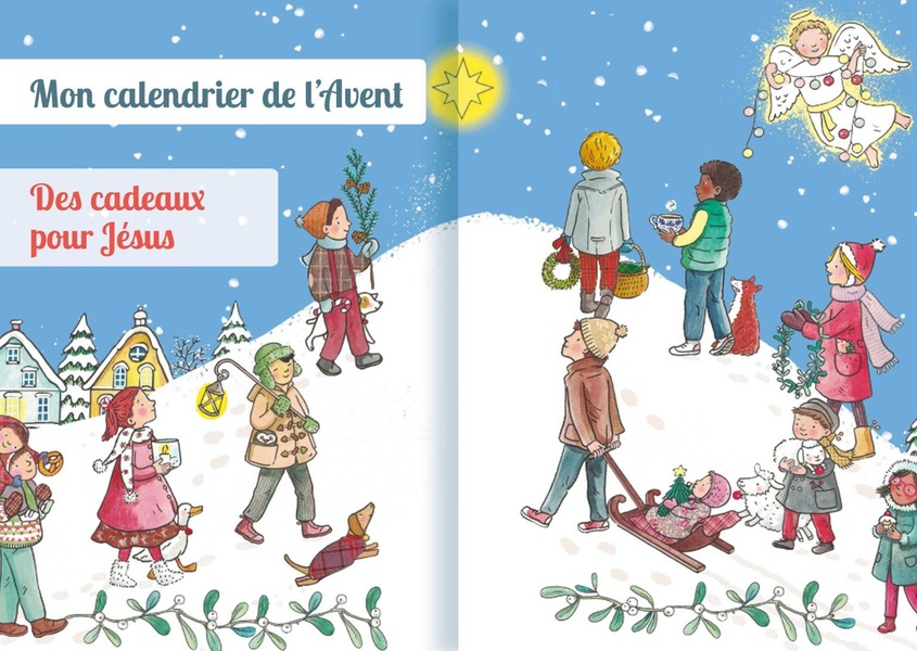 MON CALENDRIER DE L'AVENT - DES CADEAUX POUR JESUS - EDITION ILLUSTREE