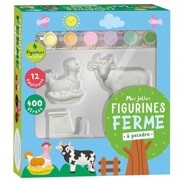 MES JOLIES FIGURINES FERME A PEINDRE