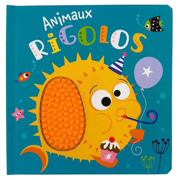 LIVRE A TOUCHER EN SILICONE - ANIMAUX RIGOLOS