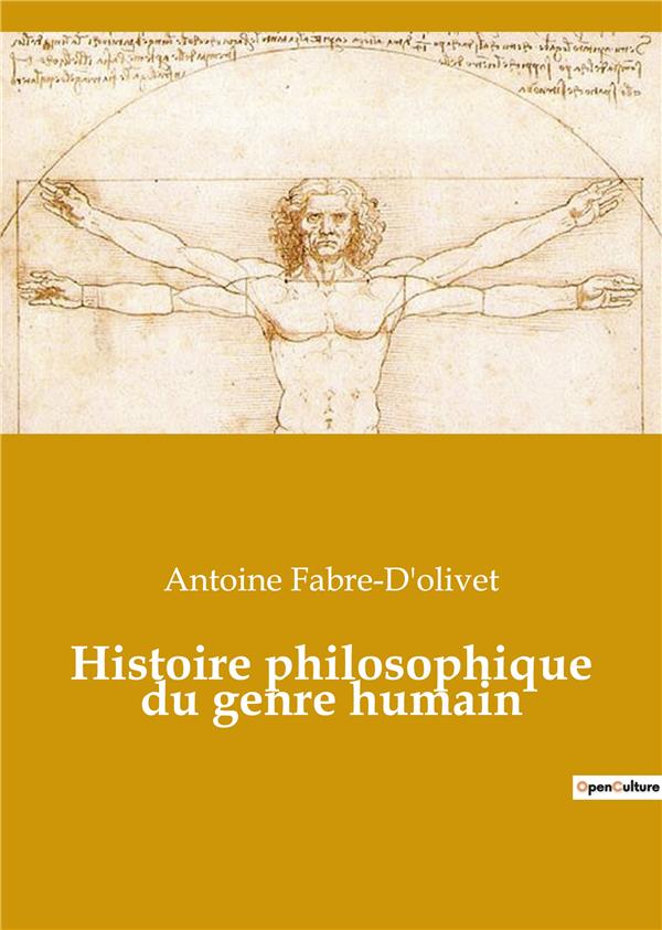 HISTOIRE PHILOSOPHIQUE DU GENRE HUMAIN