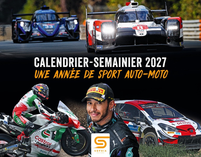 CALENDRIER-SEMAINIER 2027 - UNE ANNEE DE SPORT AUTO-MOTO