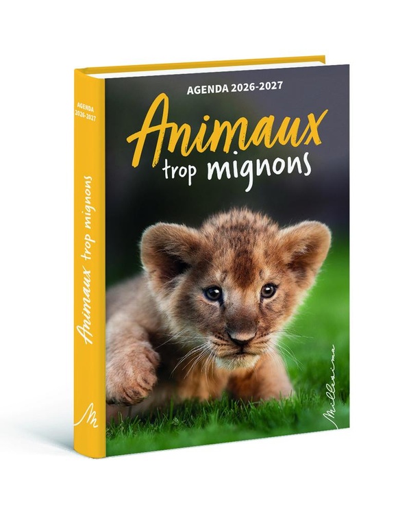 AGENDA SCOLAIRE 2026-2027 ANIMAUX TROP MIGNONS