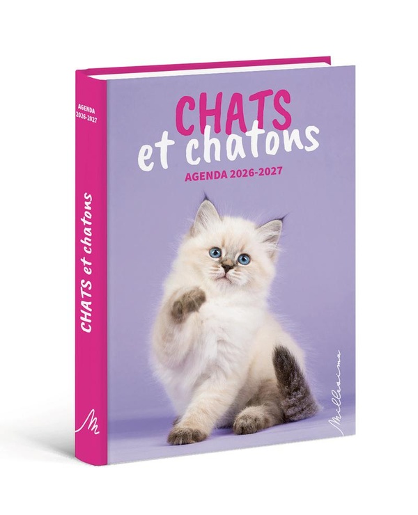 AGENDA SCOLAIRE 2026-2027 CHATS ET CHATONS
